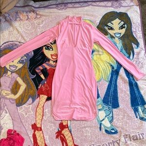 Long sleeved Pink Fashion Nova dress